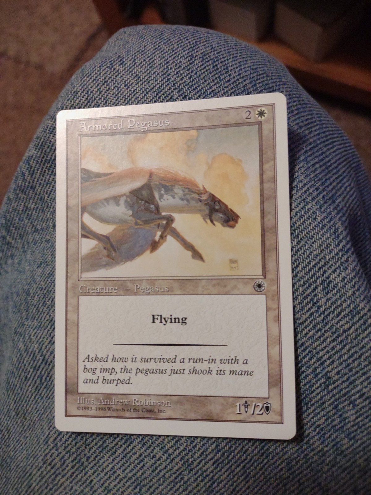 Magic The Gathering Armored Pegasus Anthologies Edit MTG CCG NM 