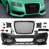 Sport StoßStange + Wabengrill Schwarz Passt FüR Audi A3 8P Ab 03-08 Kein RS3 S3