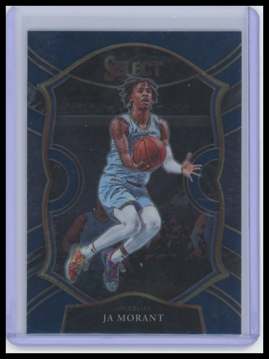 2020-21 Panini Select #60 Ja Morant Blue