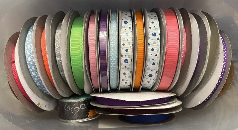 Approx 20 - Lot Of Some New Unopened- Crating Ribbons Variety