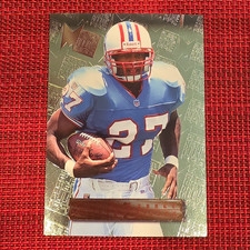 Fleer 1996 Top Guns Eddie George #131 Houston Oilers Rookie Football Card. rookie card picture