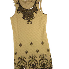 Chelsea & Violet Sheath Dress for Date Night Size S Knitted Lace Lined
