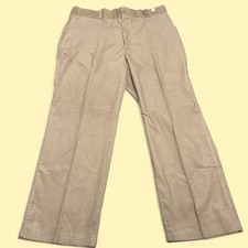 Vintage Sears Perma Press Tan Corduroy Trousers Corduroy Pants 38  W 32  L