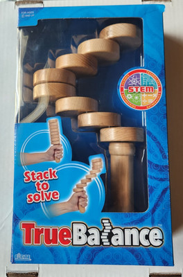 True Balance Handheld Wooden Toy by Excite ''STEM'' Coordination New/Sealed