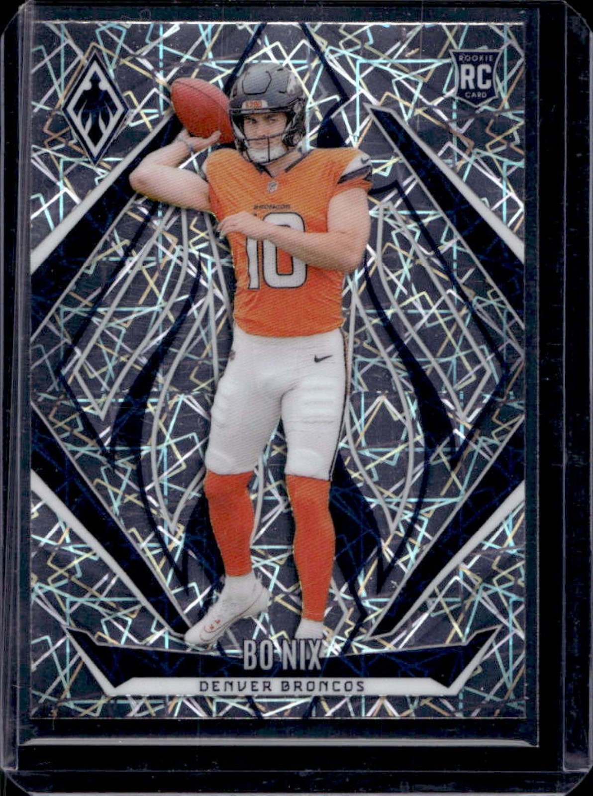 2024 Phoenix Bo Nix RC Lazer Rookie #159 Broncos