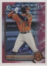 2022 Bowman Mega Box Fuchsia Mojo Refractor /199 Adrian Sugastey #BCP-19 0o6m