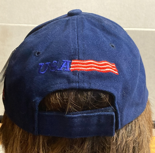 NYPD Baseball Hat New York Police Department Navy & Gold One Size - Picture 3 of 5
