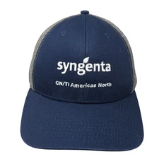 Syngenta CN/TI Americas North Snapback Trucker Hat Blue One Size Quake City Caps