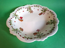 Hutschenreuther - Weihnachtsleckereien * Große Gebäckschale * Ø 30,5 cm