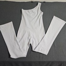 New Unbranded Medium White 1 Shoulder Jumpsuit