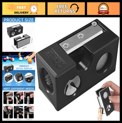 6-in-1 Pool Cue Tip Shaper Tool, Portable Billiard Accessories, Cue Repair Kit