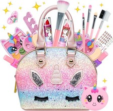 Kids Makeup Sets For Girls - Unicorn Teenage Washable Make Up Starter Kit, Chil