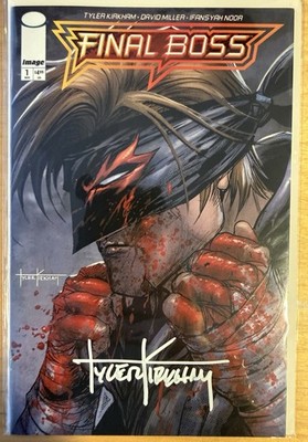 Final Boss #1 Image Comics NM+  Signed by Tyler Kirkham with COA