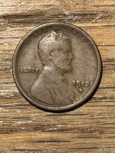 1913S Lincoln Cent Very Good VG / Nice Coin / Low Shipping