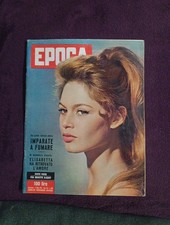 Rivista Anni 50 60 Epoca 1957 Brigitte Bardot Copertina Cover