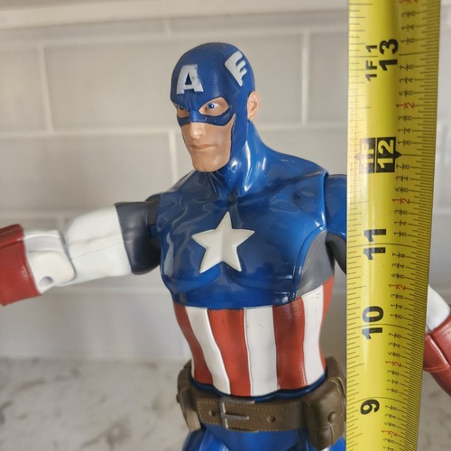 Disney Store Captain America Swivel Punch Action Figure Marvel Poseable Toy - Picture 6 of 9