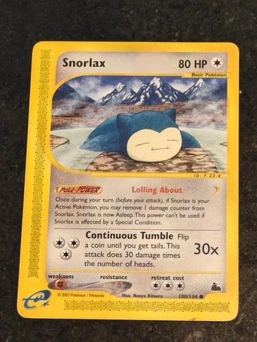 Snorlax 100/144 Skyridge (ungraded)
