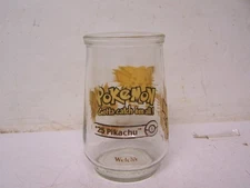 Vintage 1999 Nintendo Welch's Jelly Glass Pokémon Pikachu #25