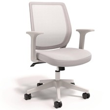 Alera WX42BME47 Wessex Ergonomic Fabric Mesh Swivel Task Chair, Supports Up To