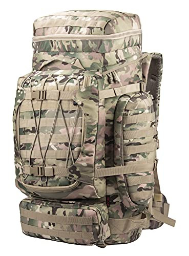 Internal Frame Backpack Military Rucksack Tactical MOLLE Pack Uni-terrain C