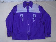 CLUBMAN "Antonio Basso" Purple Vintage Rockabily Disco Made In USA GOODFELLAS S