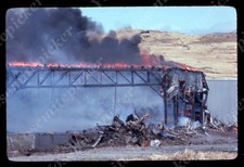 SL21  Slide 1970&rsquo;s Building Fire Lakeside 350a