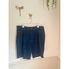 Vintage Runarounds Denim Plus Size Cargo Shorts
