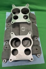 Offenhauser 5191 Buick Nailhead Dual Quad 401 425 2x4 Intake Manifold Spreadbore