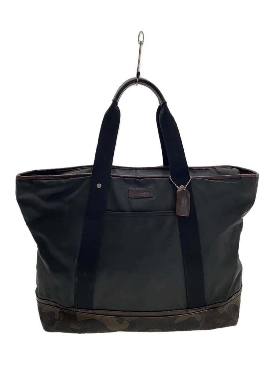 Coach Black Tote Bag 18cm Gusset 32cm Height 41.5cm Width Preowned