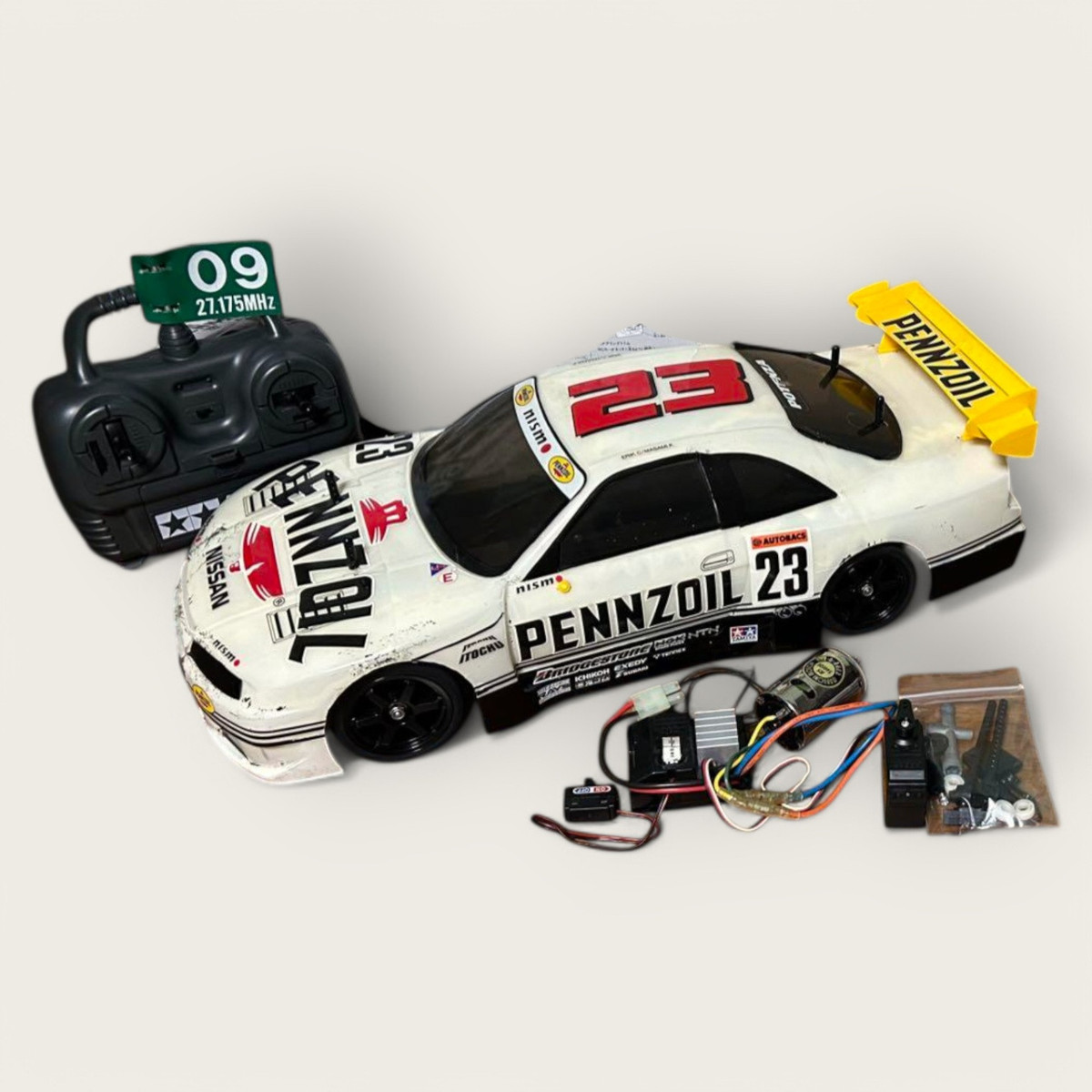 Tamiya 1/10 Nismo GT-R Pennzoil RC Car - Tested, Rare Tamiya 1/10 Nismo GT-R Pennzoil RC Car - Tested, Rare