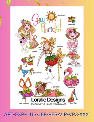 #ad #ad Loralie Design Machine Embroidery Design Sew Florida USB FLASH DRIVE $8.00