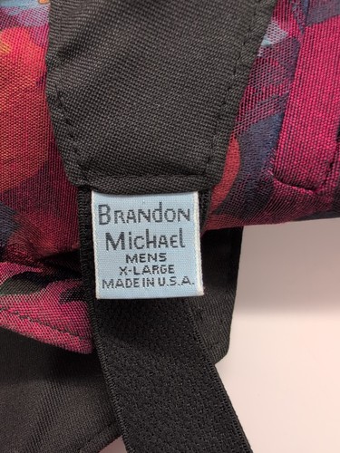 Brandon Michael Vest Red Burgundy Adjustable Straps XL - Picture 19 of 19