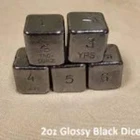 2oz Dice by YPS (1 x 2oz Die) (Black)