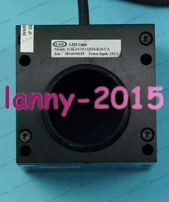 1PC USED CCS/LAK LAK3-CSOAD34-R24-CA Red LED external coaxial light source  #tk