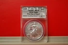 2014 American Silver Eagle $1 Coin ANACS MS70 FDOI 30th Anniversary Label