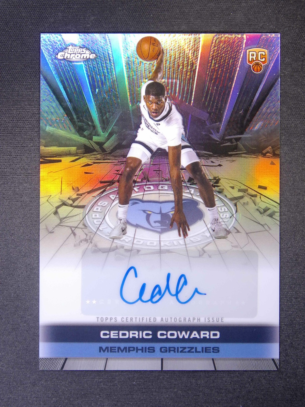 Cedric Coward 2025 Topps Chrome #TAUR2-CC Autograph Issue Rookies 