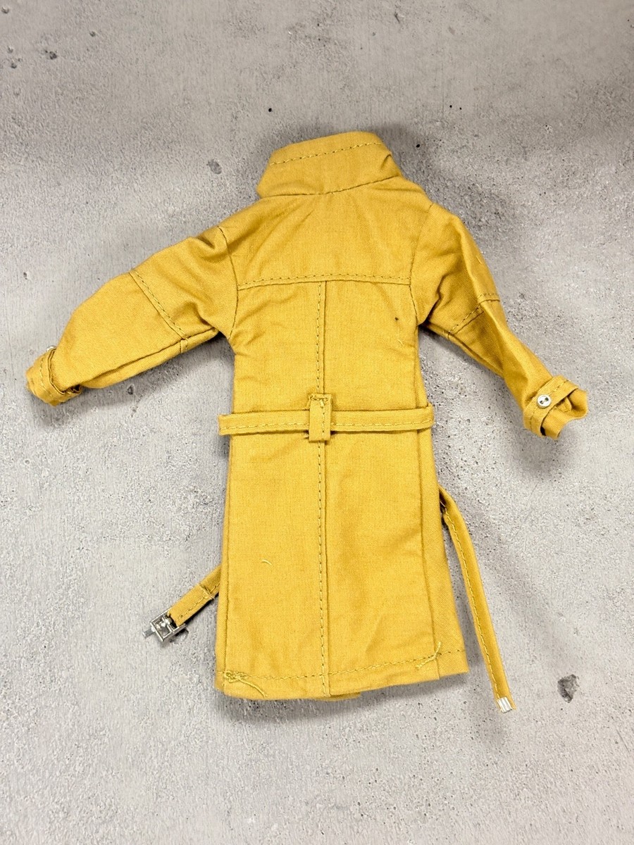 SU-MF-CON-D: Mustard Yellow Wired Trench Coat for McFarlane John