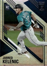 2021 Panini Chronicles Jarred Kelenic #13 Elite Holo Gold Seattle Mariners 33A