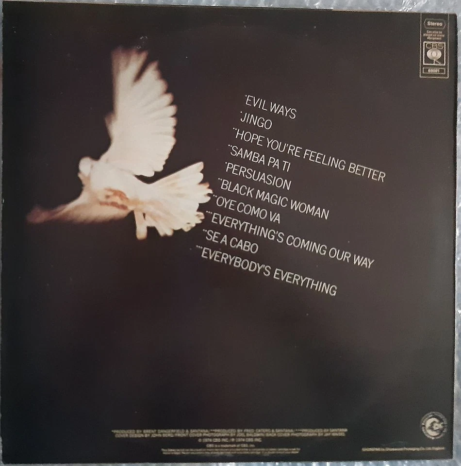 SANTANA'S GREATEST HITS, Vinyl Compilation LP, CBS 69081, 1974 - Image 2 of 4