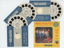 Mickey Mouse Club Mouseketeers 1956 View-Master Reels 865-ABC with Copy Cover