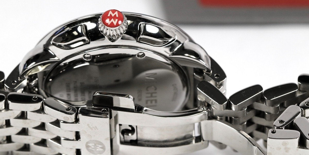 Michele Serein Chrono Womens Diamond Stainless Steel Watch MW21A01A1966 SEE DESC View 5
