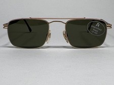 Rodenstock R1732 B NOS Vintage Sunglasses Gold Frame Green Lenses UV400