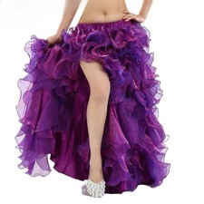 Skirt Side Slit Performance Costume Adults Oriental Dance Practice Wear Stage