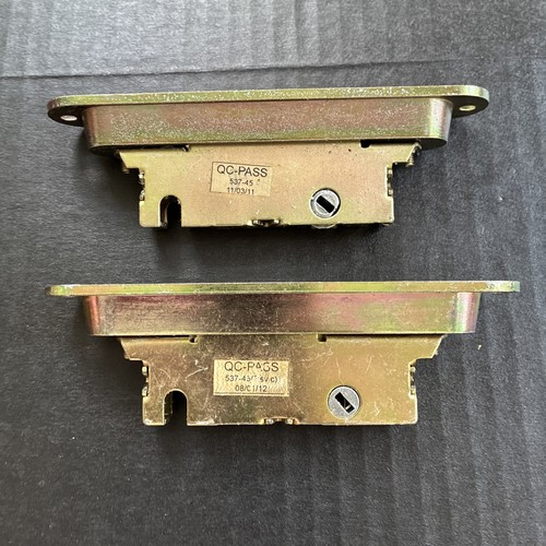 2 Sliding Patio Door Mortise Locks 5.75" long QC-PASS
