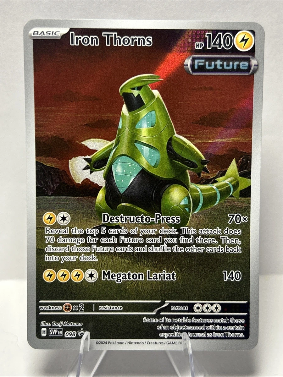iron thorns pokemon card price PSA 10 Gem Mint Iron Thorns Art Rare 2024 Pokmon Sv5m Japanese Cyber Judge TCG
