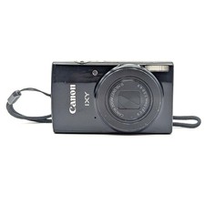 Canon IXY 190 Black Compact Digital Camera Tested Good Condition