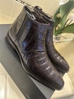 Mezlan Men's Blackmore Crocodile Dress Boot in Brown — photo 3