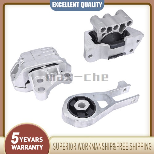 For Jeep Renegade Fiat 500X L4-2.4L Engine Mounts & Transmission Mount 3pcs Set - Picture 2 of 9
