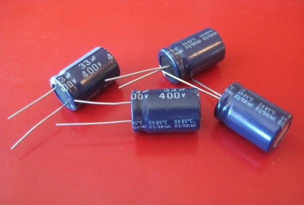 33uF 400v 85c 33 mfd Radial Electrolytic Capacitor (Qty 5) *** NEW ...
