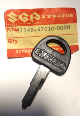 Suzuki 37146-47010 Blank Key NOS New OEM